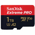 SANDISK Extreme PRO microSDXC 1TB Class 10 UHS-I U3 V30 A2 4K UHD SDSQXCD-1T00-GN6MA spominska kartica