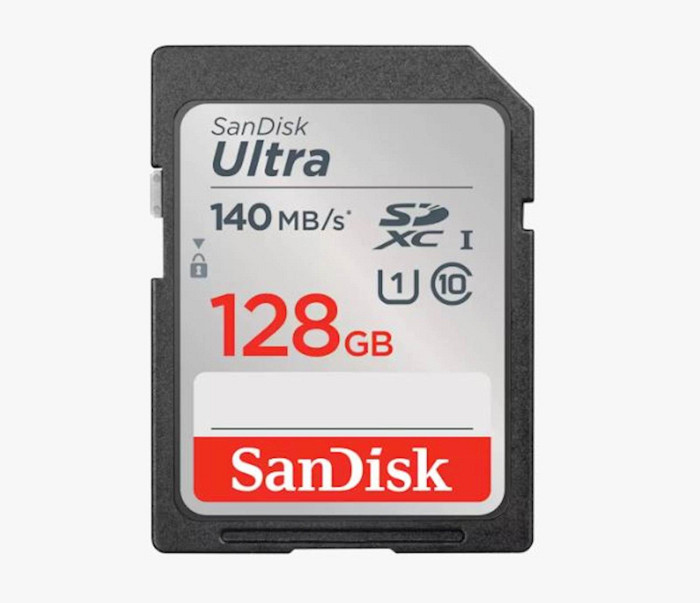 SanDisk Ultra 128GB SDXC spominska kartica 140MB/s