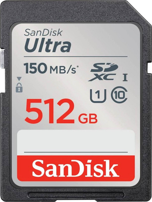 SanDisk Ultra 512GB SDXC spominska kartica 150MB/s