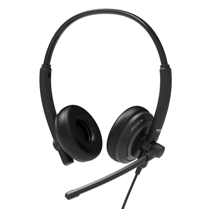 Slušalke stereo PORT USB z mikrofonom, žične