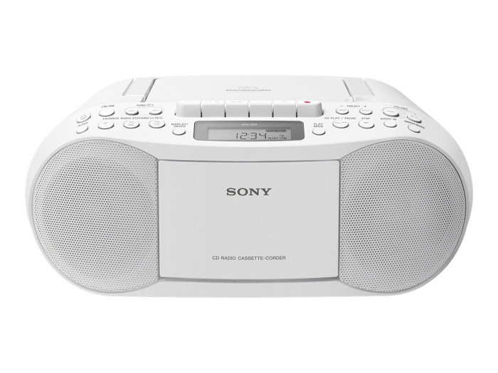 SONY CFDS70W.CET Tape & CD Boombox white