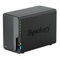 Synology DS225+, Tower, 2-bays 3.5'' SATA HDD/SSD, CPU Inte Celeron J4125 4-core (4-thread) 2.0 GHz, burst up to 2.7 GHz, 2 GB DDR4 non-ECC (expandable up to 6 GB), 1xRJ-45 1GbE LAN, 1xRJ-45 2.5 GbE LAN, 2xUSB 3.2 Gen 1, 1.3 kg, 3yr warranty