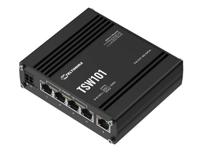 TELTONIKA TSW101 AUTOMOTIVE POE SWITCH