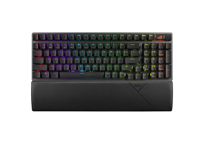 Tipkovnica ASUS ROG Strix Scope II 96 Wireless, ROG NX Snow, PBT, RGB, USB, US