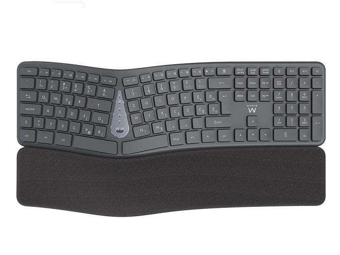 Tipkovnica Ewent EW3289 Wireless Ergonomic Multi-Connect, SLO