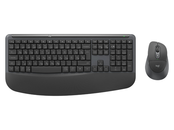 Tipkovnica in miška Logitech Signature Comfort Plus MK880, grafitna, SLO
