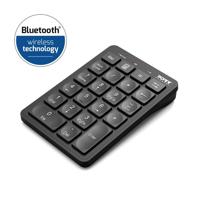 Tipkovnica PORT numerična BT Bluetooth