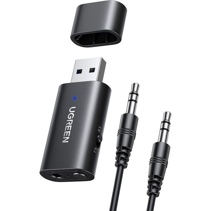 UGREEN bluetooth 5.1 brezžični oddajnik/sprejemnik 2v1 za TV, Domači avdio sprejemnik, Avtoradio,...