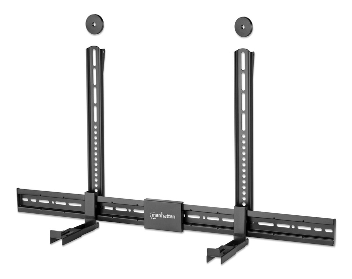 Univerzalni nosilec za sound bar MANHATTAN, 15kg, črne barve