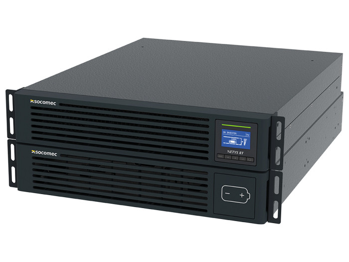 UPS SOCOMEC Netys RT 6000VA, 6000W, Rack/tower, On-line, sinusni izhodni signal, USB, LCD