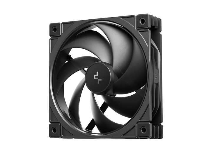 Ventilator za ohišje DeepCool FD12 V2, PWM, 120mm, črn