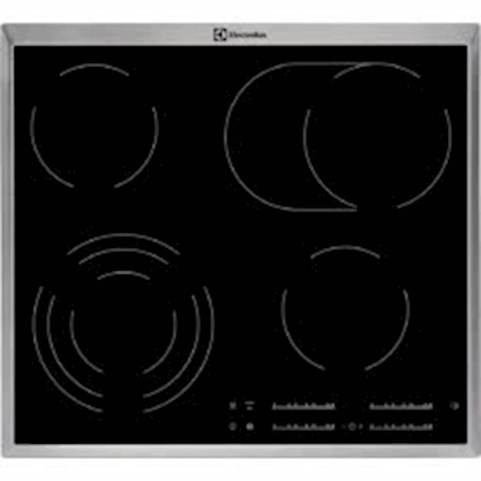 Vgradna plošča ElectroluxEHF46547XK steklokeramika + inoks rob