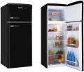 AMICA kombinirani hladilnik KGC15634S [E, 164l+44l, retro, črna]