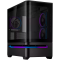 ASUS Prime AP202 ARGB TG mATX računalniško ohišje, kaljeno steklo, trije 120mm ARGB ventilatorji, črno