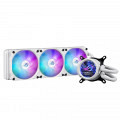 ASUS ROG Strix LC III 360 ARGB LCD White Edition vodno hlajenje za procesor, trije 120mm ROG ARGB ventilatorji, Aura Sync, belo