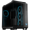 ASUS TUF Gaming GT502 Horizon ARGB ATX računalniško ohišje, kaljeno steklo, štirje 120mm ARGB ventilatorji, črno