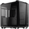 ASUS TUF Gaming GT502 PLUS ATX Gaming ohišje črno, Dual Chamber Chassis, Panoramic View, Tempered Glass front and side panel, Tool-Free side panels, pre-installed 4 ARGB fans & fan hub, Front Panel High-Speed USB Type-C