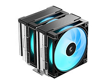 Hladilnik za procesor DeepCool AG620 G2 ARGB, 2x 120mm, črn