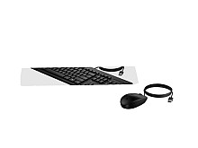 HP 225 Wired Mouse and KB G2 Black