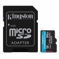 KINGSTON Canvas Go! Plus microSD 64GB Class 10 UHS-I U3 V30 A2 SD adapter SDCG4/64GB spominska kartica