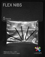 Komplet upogljivih konic za pisala Wacom, Flex nibs, 5 kosov