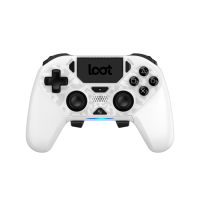 LOOT BREZŽIČNI KONTROLE ZA PS4/SWITCH/PC/MOBILE - BELE BARVE