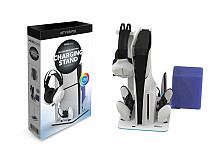 MAXX TECH PS5 STANDARD & SLIM DLX LED MULTI-FUNKCIJSKO STOJALO ZA POLNJENJE