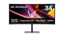 Monitor LG 34 34G630A-B UltraGear ukrivljen, VA, 3440x1440, 2x HDMI, DP, USB-C, 240 Hz