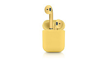 MOYE AURRAS TRUE WIRELESS EARPHONE, brezžične slušalke - rumene barve