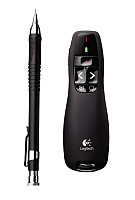 Presenter Logitech R400, brezžičen, USB, rdeč laser