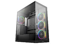 Računalniško ohišje DeepCool CG580 4F V2, ATX, Midi-Tower, Kaljeno steklo, črno