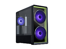 Računalniško ohišje Lian Li LANCOOL 217 INF, ATX, Midi-Tower, ARGB, Kaljeno steklo, črno