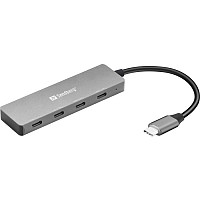 Sandberg USB-C v 4 x USB-C Hub