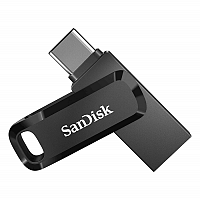 SanDisk 128GB Ultra Dual Drive Go USB-C/A 3.2 USB ključ (črn)