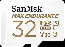 SanDisk 32GB MAX ENDURANCE microSD spominska kartica z adapterjem
