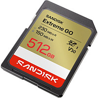 SanDisk 512GB Extreme GO SDHC UHS-I spominska kartica