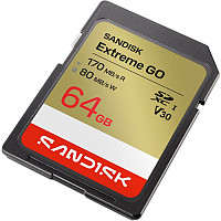 SanDisk 64GB Extreme GO SDXC UHS-I spominska kartica