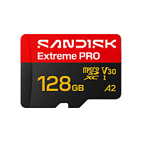 SDXC SanDisk micro 128GB Extreme PRO, 250/120MB/s, UHS-I, V30, U3, A2, adapter