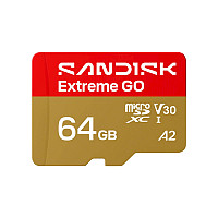SDXC SanDisk micro 64GB Extreme GO, 170/80MB/s, UHS-I, V30, U3, A2