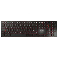 Tipkovnica Cherry KC 6000 Slim, črna, USB, UK SLO g.