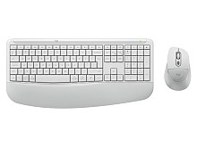 Tipkovnica in miška Logitech Signature Comfort Plus MK880, bela, SLO g.