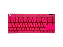 Tipkovnica Logitech G PRO X TKL Brown Tactile, Lightspeed, roza, USB, SLO g.
