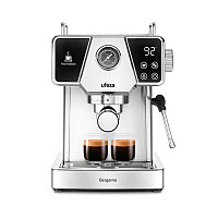 Ufesa UFESA Bergamo espresso aparat za mleti kavni prah, 20 barov pritiska, z manometrom, Thermoblock ogrevanjem in penilcem mleka