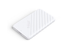 Zunanje ohišje za 2,5'' HDD/SSD, USB 3.0 v SATA3, tool-free, belo, ORICO 25PW1-U3
