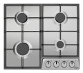 AMICA plinska kuhalna plošča PGD6100ApR [4x plin, jeklo, 60cm, inox]