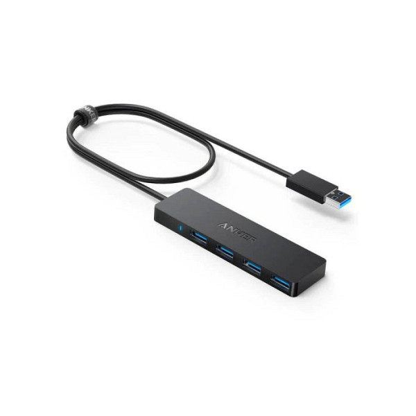 Anker Ultra Slim 4-port USB 3.0 hub črn