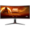 AOC Gaming CU34G2XP ukrivljen monitor - 86.4cm (34”), UWQHD (3440 x 1440), Fast VA, 1500R, 180Hz, 1ms (GTG), Freesync Premium, HDR400, 2x HDMI 2.0, 2x DP 1.4