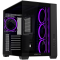 ASUS A32 PLUS ATX računalniško ohišje, kaljeno steklo, štirje 120mm ARGB ventilatorji, črno