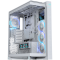ASUS ROG Cronox GR801 ARGB White Edition EATX računalniško ohišje, kaljeno steklo, štirje ARGB ventilatorji, LCD zaslon, podpora za BTF, belo