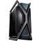 ASUS ROG Hyperion GR701 BTF Edition E-ATX PC ohišje črno, motherboard hidden connectors design support, 420 mm dual radiator support, four 140 mm fans, metal GPU holder, component storage, ARGB fan hub, Aura Sync, 60W fast charging